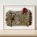 DIY Oil Paint by Numbers Sweet Home Coded Hand Painted Acrylic Drawing Kit