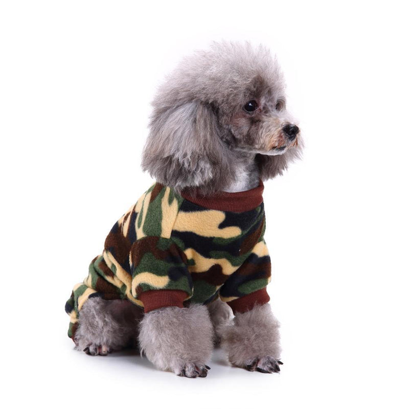 Pet Dog Breathable Camouflage Sweater Coat Winter Warm Casual Costume (XL)