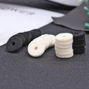 50pcs Guitar Strap Lock Felt Gasket Acoustic Guitar Bass Belt Tail Nail Cushi