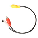 RCA Female to 2 RCA Male Y-Splitter Audio Video AV Adapter Cable R1BO