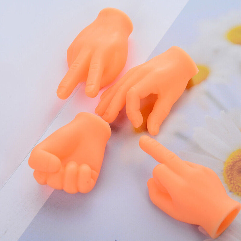 Funny Creative Mini Finger Hands Cat Massage Interactive Kitten Pet Play Toys