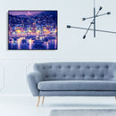 Painting By Numbers DIY Night Sky Ship Canvas Oil Wall Art Picture Ornaments Kit