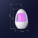 Silent Mosquito Killer LED UV Lamp Fly Bug Insect Trap Night Light (White) Newly