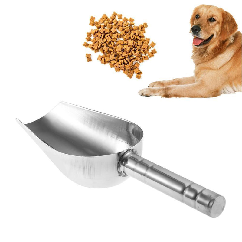 Durable Stainless Steel Pet Feed Food Supplies Thickening Pet Dog Shovel