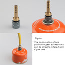 Camping Hiking Gas Can Stove Filling Joint Outdoor Gas Tank Refill Adaptor Va