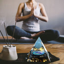 Crystal Pyramid 6cm Energy Generator Pyramid for Meditation Home Decor Craf