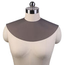 Haircut Shawl Neck Cape Silicone Neck Shield for Hair Coloring (Black) Newly