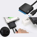 SATA to USB 3.0 Adapter Cable for 3.5/2.5 Inch SSD HDD Hard Drive Disk`
