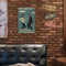 Record Couple Metal Plate Tin Sign for Bar Pub Club Cafe Wall Art Iron Painting