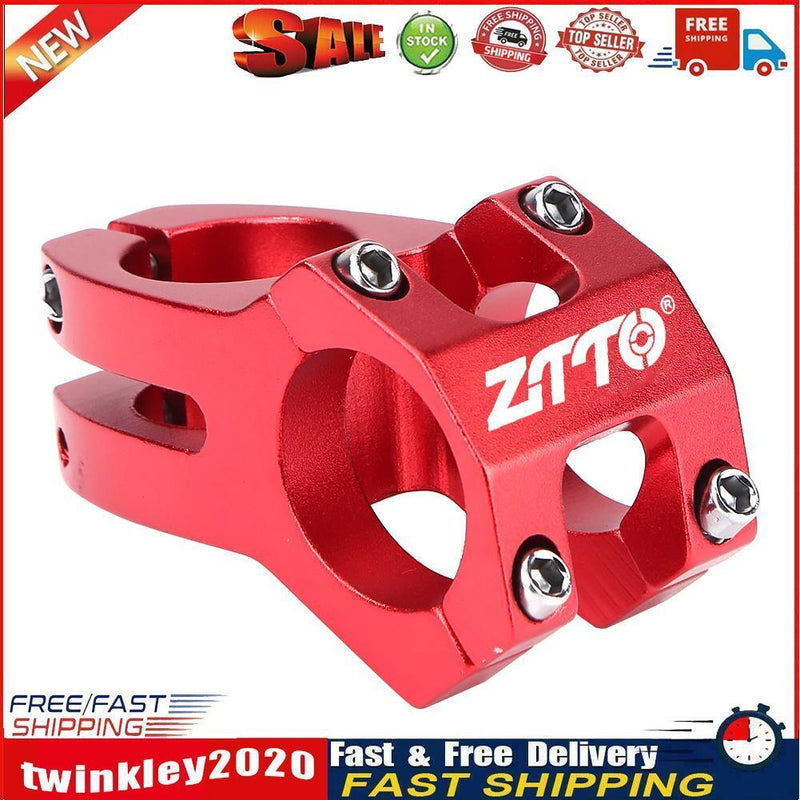 ZTTO Cycling Stem Bicycle Aluminium 31.8mm MTB Bike Handlebar Stem (Red) Newly