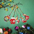 Christmas Trees Diamond Painting Crystal Pendant Mosaic Double-side Xmas Art
