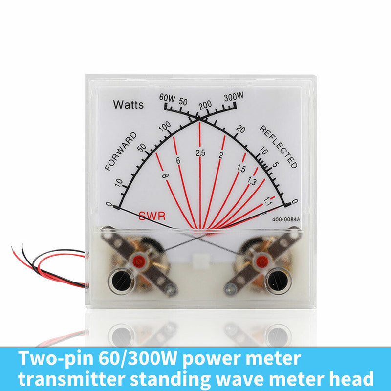 Standing Wave Ratio SWR Watt Meter Radio Station VU Power Meter Transmitter