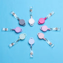 ID Name Card Office Supplies Key Ring Retractable Badge Holder Lanyards