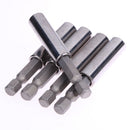 5 Pieces 1/4" Hex Shank Magnetic Drill Bit Holder Extension Extender Newly