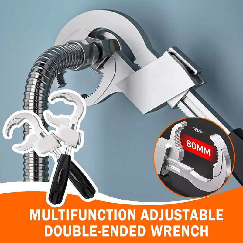 Adjustable Wrench Multifunctional Universal Open End Wrench Bathroom Repair Too`