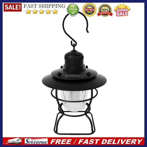Retro LED Lanterns Type-C USB Rechargeable Hanging Emergency Camping Night Li