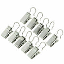 10X Steel Small Curtain Hanging Bulldog Clips Shipping Peg D7L2 Free Z0T8 R0O0