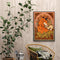 Hand Painted Oil Paint by Numbers DIY Hugging Fox Drawing Wall Decoration Gift