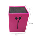 Hairdressing Scissors Holder Storage Box Hair Clips Comb Organizer (Red) Newly