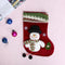 Christmas Stocking Candy Bags Socks Gift Bags Christmas Decor(Snowman)