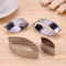 Lotus Petal Fondant Cake Decor Tools Stainless Steel Baking Mold (4pcs)