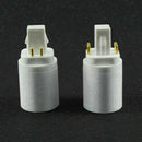 G24q 4 Pin 15mm To E27 E26 Screw Light LED Bulb·Lamp C5A2 V8F9 U5Z5 B3E4