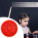 6"" Steel Tongue Drum 11 Tune Musical Instrument Hand Pan Tank Drum with Bag