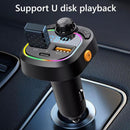 Wireless Car Bluetooth FM Transmitters MP3 Radio Adapter Hands-Free G2 P5V5