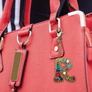 DIY Key Chain Diamond Painting Letters Women Bag Keyring Pendant Gift (R) Newly