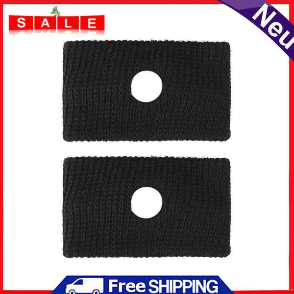 kasiqi 2 x wrist bands against disease, against motion sickness, black.