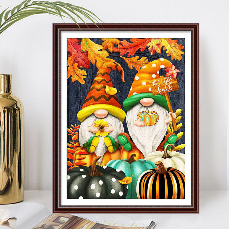 Diamond Painting Pumpkin Goblin Full Round Rhinestone