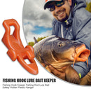 Fishing Hook Keeper Fishing Rod Lure Bait Safety Holder Hanger (Orange)