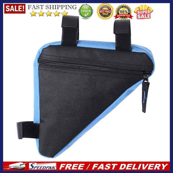 Mountain Bike Triangle Pouch Front Tube Frame Storage Pouch Purse Saddle Bag