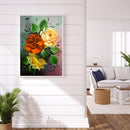 5D Full Round Drill Diamond Painting DIY Flower Kits Picture Rhinestones Craf