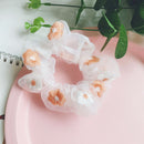 Elastic Hair Ring Hair Rope Ponytail Holder Women Gauze Headdress Scrunchies