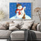 Christmas Snowman Oil Paint By Numbers DIY Coloring Picture for Adults Childrens
