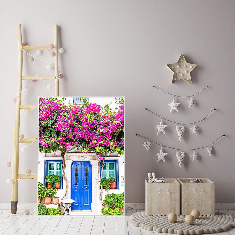 Front Yard Tree Hand Painted Picture Oil Painting By Numbers DIY Kit No Frame
