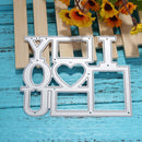 Metal Cutting Dies Stencils for DIY Scrapbook Photo Valentines Day (DX-737)