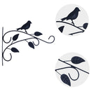Metal Hanging Flower Plant Pot Basket Wall-Mounted Support Basket Tools (C)