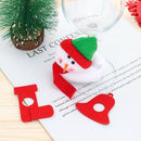 Decor Christmas Cup Ring Christmas Cup Decoration Rings Wine Glass Pendants