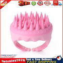 Silicone Hair Washing Comb Scalp Head Massager Hair Cleaning Tool (Pink) Newly