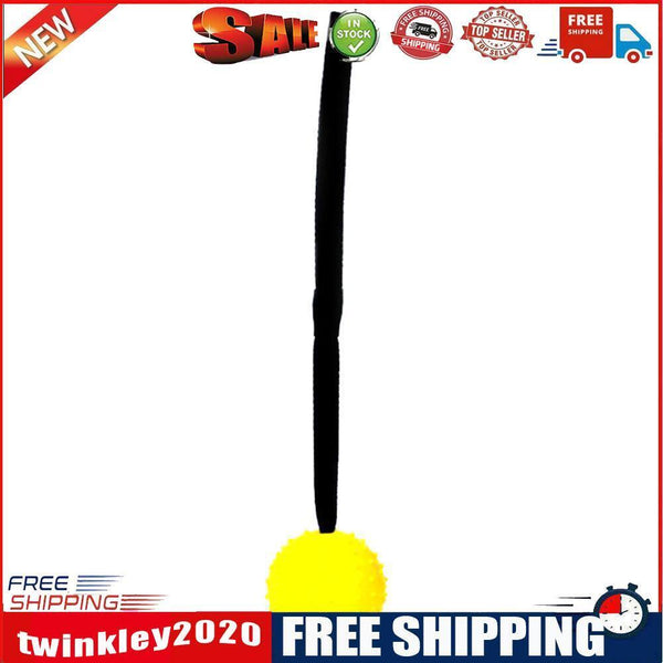 Pet Ball Bite Resistant Tooth Cleaning Toys for Dog Training Chew(Yellow L)