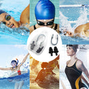 Anti-noise Waterproof Swimming Protective Earplugs + Nose Clip Kits (Black)