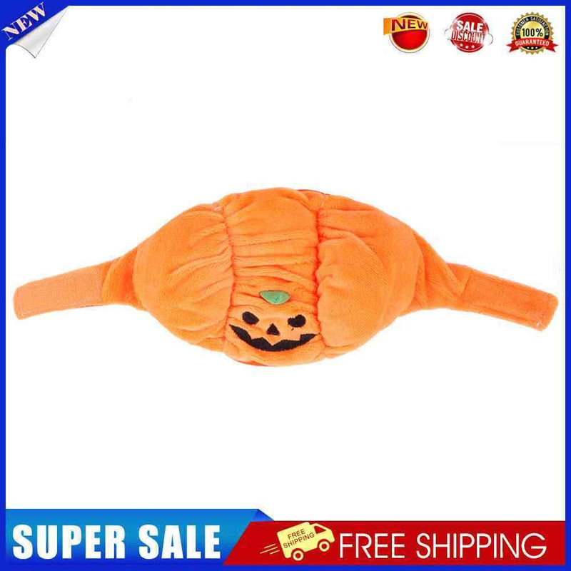 Adjustable Soft Halloween Pet Cat Pumpkin Headdress Cute Dog Decorative Wig Hat