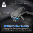 LS/RC F185 Pro 4K HD Dual Camera FPV RC Drone with 2 Battery (Black) Newly
