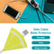 Fruit USB Data Cable Bites Protector Universal Cord Wire Winder (Lemon)