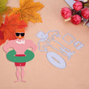 5pcs Sunshine Swimming Dying Scrapbooking Metal Cutting Embossing Craft