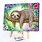 DIY Handpainted Sloth Oil Paint by Numbers Picture Drawing Craft Kit Artwor