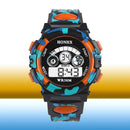 Outdoor Multifunction Waterproof Boy Sports Electronic Watches (Orange)