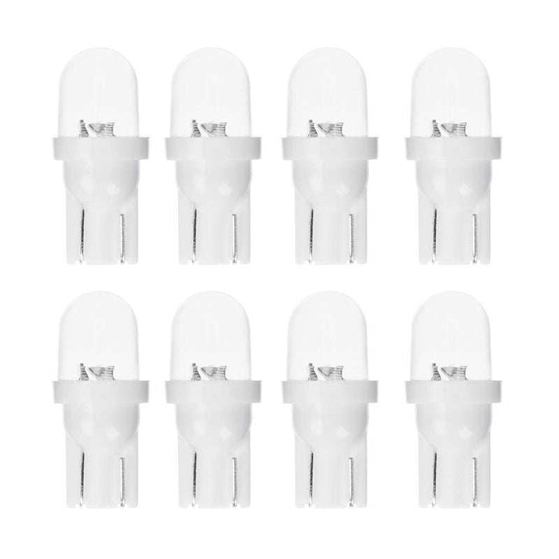8pc 12V 5W T10 W5W White LED Side Car Wedge Read Light Width Lamps